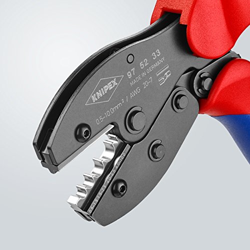 KNIPEX 97 52 33 PreciForce – Crimpzange für Rohrkabelschuhe, Stoßverbinder - 3