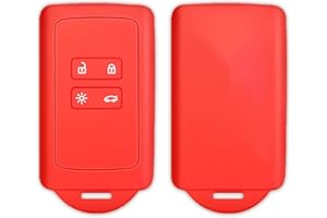Etui na klucze z Renault, FlyWave etui na kluczyki samochodowe z silikonu do Renault, etui na klucze, odporne na zarysowania, z Renault Zoe, skrzynka na klucze do Renault