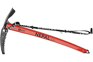 Grivel Nepal SA Red piccozza c/Long Evo 58 cm CE PIOLETS da Alpinismo, Unisex Adulti, 58