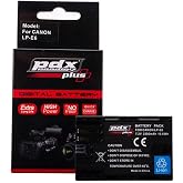 pdx plus Canon LPE6 Batarya Pil 2300mAh 7D Mark II,7D,5DS,5DS R,5D Mark IV,III,II,60D,60Da,70D,80D,6D