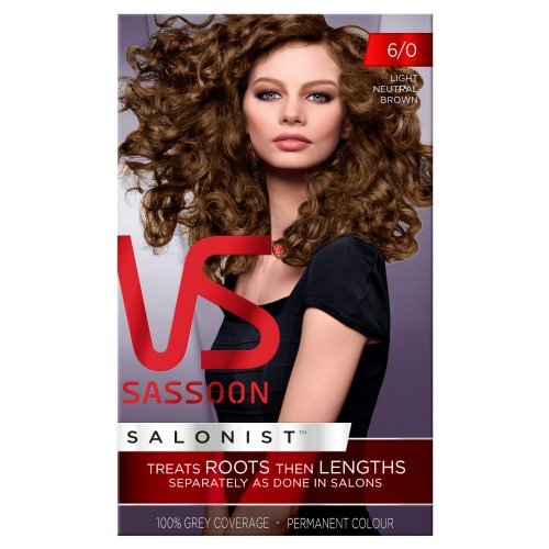 Vidal Sassoon Salonist Permanent Hair Colour - 6/0 Light Neutral Brown