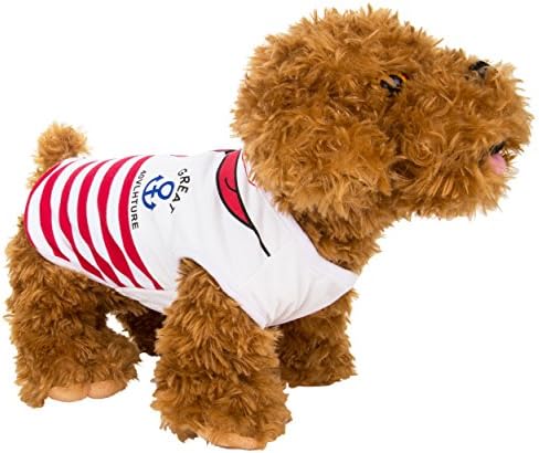 CueCue Pet Dog Cat Warm Jumper Sweater Knitwear Coat Apparel Clothing (Red/White Stripe)