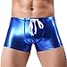 Produktbild Unterwäsche Männer Gebürstet Leichte Dehnung Hohe Gabel Briefs Sport Unterhose,Herren Slips Push Up Unterhose Knickers Shorts Unterwäsche JAMINY (Blau, L)