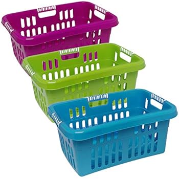 Wäschekorb Wäschekörbe Plastik Kunststoff Wäsche Korb Farbauswahl (Gute