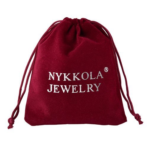 NYKKOLA Beautiful 925 Sytle Women Beautiful Sterling Solid Silver plated Jewelry love Heart Key Bracelet