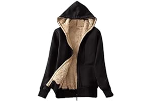 LBL LEADING THE BETTER LIFE LBL Ladies Casual Winter Warm Thick Sherpa Fleece Jacket Full Zip Up Hoodie Sweatshirt for Women…