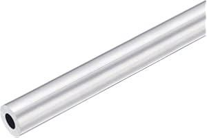 QUARKZMAN Tubo Tondo in Alluminio 6063, Tubo Rotondo in Alluminio OD 19mm, ID 10mm, Lunghezza 400mm, Dritto Alluminio Tubo per Progetti Industriali Fai-Da-Te