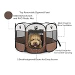 Wiiguda-Recinzione-per-Cani-Tenda-POP-UP-Recinto-per-Cani-Cagnolini-Animali-Impermeabile-Pieghevole-da-Usare-allInterno-e-allEsterno-con-Sacchetto-di-Stoccaggio