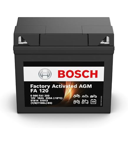 Batterie Moto GEL FTX20A-BS / YTX20A-BS - 12V 18,9AH 270A - Sans Entretien