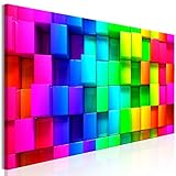 FORMAT: ca. 150x50 cm (BxH) - 1-teilig Premium Vlies Leinwand, von Hand aufgezogen, fertig zum Aufhängen