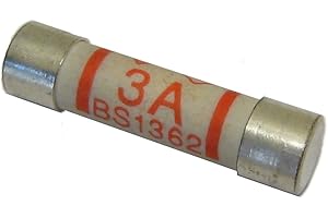 All Trade Direct 10 X 3 Amp Domestic 240V Household Mains Plug Fuse Electrical Cartridge Fuses