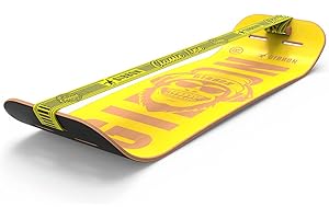 Set giboard Bonzo Classic – Innovativo Balance Board | Freestyle Training | Legno di faggio di alta qualità | Made in Europe | con set classico Slackline | in sughero e accesso all'app Gibbon