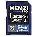Price comparison product image MEMZI PRO 64GB Class 10 80MB/s SDXC Memory Card for Panasonic Lumix DMC-SZ10, DMC-SZ10EG-K, DMC-SZ9, DMC-SZ8, DMC-SZ8EF-K, DMC-SZ7, DMC-SZ5, DMC-SZ3 Digital Cameras