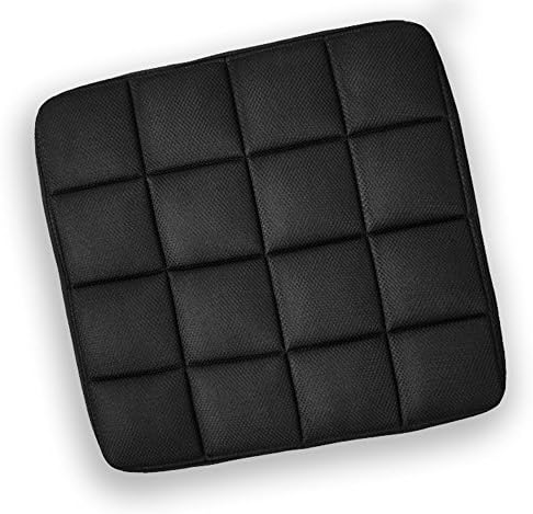 Oripo Deodorization Natural Bamboo Charcoal Deodorizer Seat Cushion-Office Car Home Chair Cushion Pad. With drying function (Pack of 1) (Black)