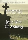 Cover zum Buch Jedes Wort ein Atemzug