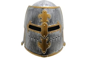 UN JEU DES JOUETS Casque médiéval Heaume à visière Chevalier Enfant