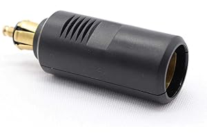 Schimer Standardowy adapter mały do dużego, 12/24 V, uniwersalny adapter, kabel do zapalniczki samochodowej, gniazdo rozdzielcze do zapalniczki samochodowej, adapter do zapalniczki samochodowej,