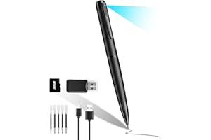 SANPROV Spy Cameras Pen 1080P Hidden Camera Mini Portable Pocket Cam Covert Camera with 32G SD Card Secret with Video Recording Photo Taking for Home Business Indoor (Plus de texture, plus de classe)