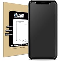 Protege Ecran Iphone 16 Pro Mothca [2+2 Pièces Verre Trempé Pour IPhone 15 Pro Mat Et Protection Caméra Arrière, Film Protection écran Matte Anti-Reflet Et Anti-Traces De Doigts Verre Trempé Iphone 16