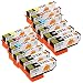 Produktbild Abcs Printing Tintenpatronen Multipack für Epson Expression Premium XP530 XP900 XP630 XP640 XP645 XP540 XP635 XP830 Epson Druckertinte 4 Black/2 Photo Black/2 Cyan/2 Magenta/2 Yellow