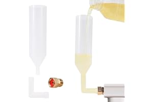 Prozwee Transparent Central Heating Dosing Tool,Radiator Dosing Funnel - for Adding Fernox Central Heating inhibitors, Sludge removers, Leak sealants, and Sentinel X100 Chemicals