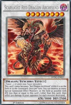 Scarlight Red Dragon Archfiend - DPDG-EN031 - Rare - 1st Edition