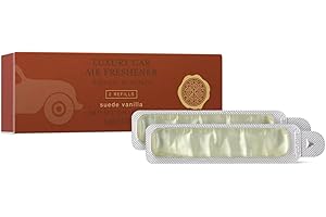 ‎RITUALS RITUALS Suede Vanilla Car Air Freshener Refill - Duo Pack Luxury Perfume Refills from the Private Collection - Keeps Your Vehicle Fresh for Months - 2 x 3g