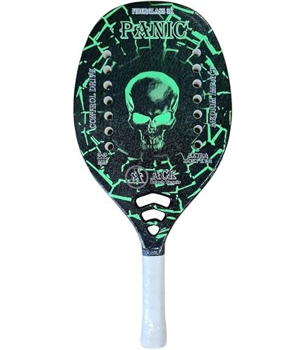 Shark Tiger Racchetta Da Beach Tennis Professionale In Carbonio 3K - Spessore 22mm Per Giocatori Avanzati
