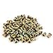 Produktbild 100 Stück 1/4" Rändel Flachkopf-Einsatz Nietmutter Nutersts Fastener Bronze