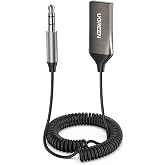 Ugreen Mikrofonlu 3.5 mm Aux Bluetooth 5.3 Alıcı Adapt&ouml;r Ara&ccedil; Kiti