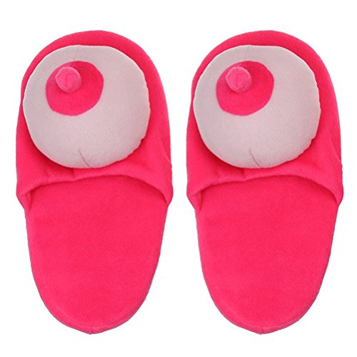 Preisvergleich Produktbild ROSENICE Damen Pantoffel Schuh, Hausschuhe Boob