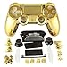 Produktbild Canamite® Case Hülle Gehäuse Chrome Modding Cover Shell für PS4 Playstation 4 DualShock 4 Controller (Gold)
