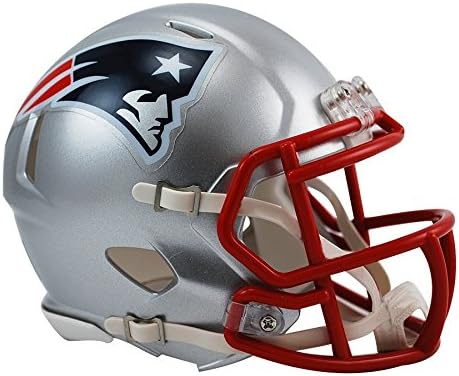 NFL FAN SET Stickers &amp; Speed Riddell Mini Helmet, NEW ENGLAND PATRIOTS