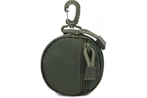 DONGKER Molle torba na smakołyki dla psów, kompaktowe kieszenie, przenośna torba na karmę z karabińczykiem, na podróż, spacery, do użytku na świeżym powietrzu