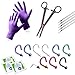 Produktbild 20 Nase Piercing-Set – 10 Nase Piercing Schmuck, Handschuhe, Nadeln + mehr