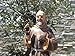 Produktbild 33 - 34 cm ÖLBAUM - Handbemalte Heiligenfigur Pater Pio / Padre Pio, mit Mönchskutte braun, mit Rosenkranz / Kreuz und den typischen fingerlosen Lederhandschuhen, die seine Wundmale / Stigmata bedecken - sehr standfest, ohne Sockel - alle ÖLBAUM HEILIGEN- und Krippenfiguren zeichnen sich durch extrem sauber gearbeitete und präzise Gesichtszüge der Figuren aus, coloriertes Holzfiguren- bzw. Echtholzimitat, standfest und robust