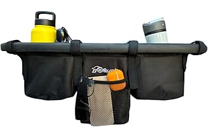 BOOYAH STROLLERS Double Stroller Organizer for Bob Duallie and Baby Jogger City Mini GT