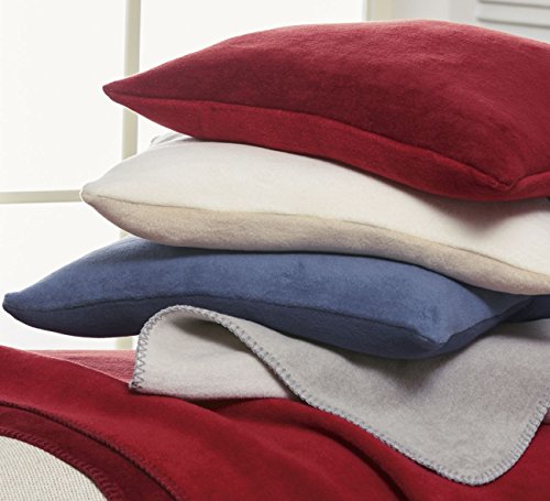 Biederlack -696946- Day & Night Kissenhülle mit Reißverschluss, Kissenbezug mit Uni-Doubleface in schiefer-schwarz, 50x50cm - 2