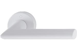 CAMBESA Hoppe Juego manillas Stockholm aluminio blanco mate