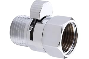 KES Valvola di controllo del flusso d'acqua Valvola di arresto in ottone Regolatore della valvola del soffione doccia per soffione doccia e doccetta Chrome K1140B-CH