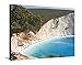Produktbild Porto Katsiki Beach, West Coast of Lefkada, Ionian Islands, Greek Islands, Greece, Europe Leinwand von Robert Harding - 76x102 cm