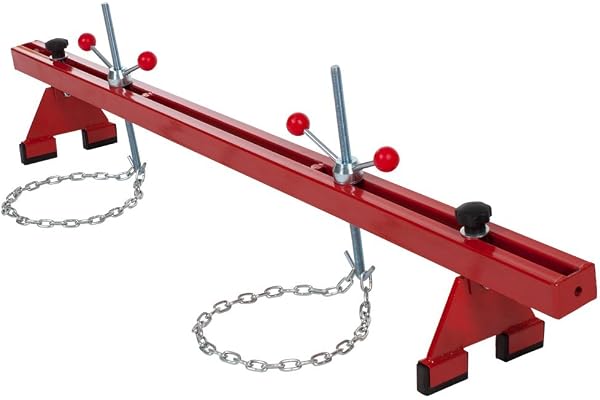 TecTake Barre Traverse Support Moteur - jusqu'à 500 kg