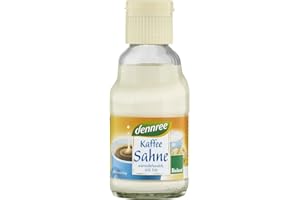 dennree Bio Kaffeesahne, ultrahocherhitzt, 10% Fett (6 x 165 gr)