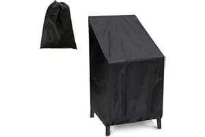 YITOBICI Pokrowiec ochronny na krzesło ogrodowe, tkanina Oxford 210D, pokrowiec ochronny na krzesła balkonowe, 65 x 65 x 120 cm
