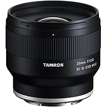 TAMRON 20mm F/2.8【おまけ付き】 Tamron Full-Frame Mirrorless Camera Lens for Sony (Black, 20mm F