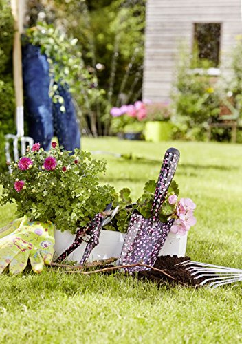 Xclou Blumenkelle in Bunt – Schaufel formgerechter Handgriff – Blumen-Kelle Ganzstahl – Kleine Hand-Kelle pulverbeschichtet – Gartenkelle verschiedene Designs – Blumen-Schäufelchen – Garten-Zubehör - 2