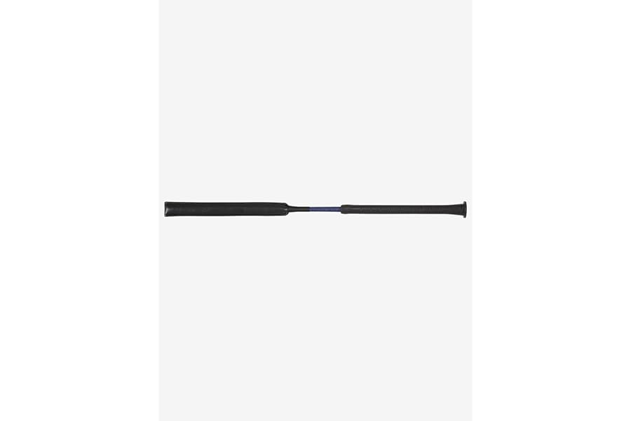LeMieux Le Baton Short Horse Whip with Grooved Rubber Grip Handle, PU Leather Covered Shock Absorbing Gel End Pad or Jumping & General Purpose