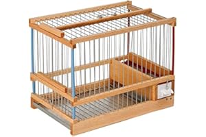 Motisi Zootecnici Gabbia in Legno per Uccelli Modello Cinciarella