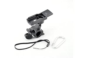 DIGICHARGE Support Guidon de Vélo pour Garmin eTrex 10 20 20x 30 30x Touch 25 35 Support pour Montage sur vélo Cintre Golf Trolley Buggy etc.