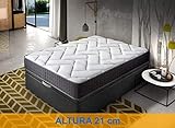 colchon 90x180 barato Estructura visco elástica de alta calidad y termo sensible de 3cm de grosor